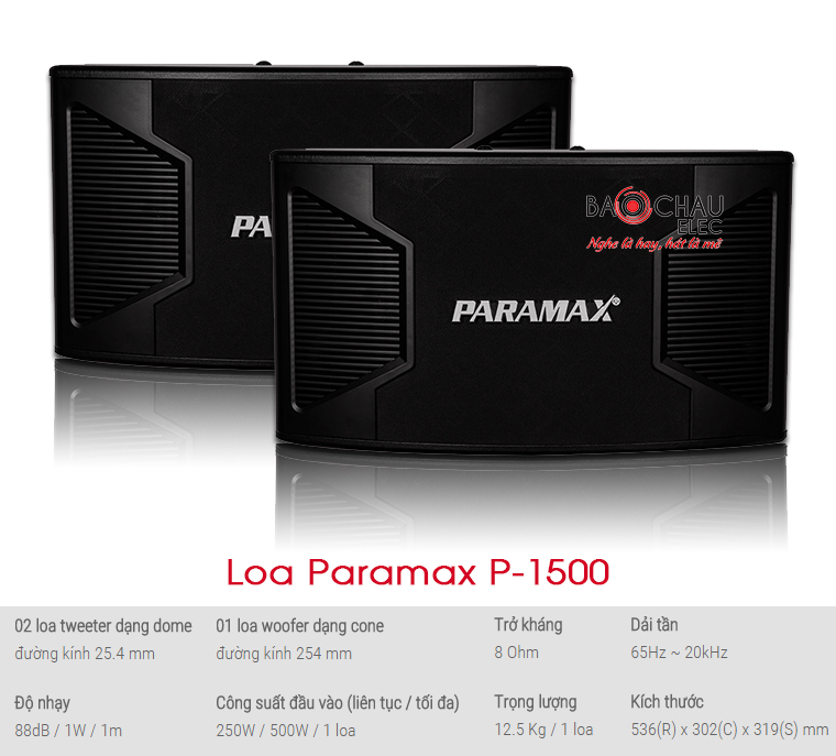 Loa Paramax P-1500 Loa Paramax P-1500