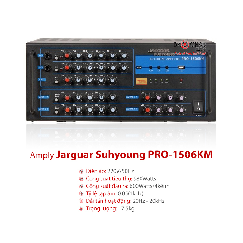 Amply Jarguar Pro 1506KM chính hãng, giá tốt nhất Amply Jarguar Pro 1506KM chính hãng, giá tốt nhất