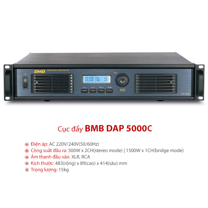 Cục đẩy BMB DAP 5000C Cục đẩy BMB DAP 5000C