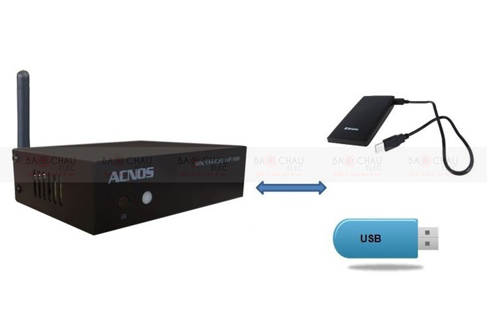 Ngoài ra, từ cổng USB của đầu karaoke này người dùng có thể gắn thêm thẻ nhớ USB và ổ cứng HDD ngoài vào để chạy những bản karaoke có sẵn theo chuẩn Ngoài ra, từ cổng USB của đầu karaoke này người dùng có thể gắn thêm thẻ nhớ USB và ổ cứng HDD ngoài vào để chạy những bản karaoke có sẵn theo chuẩn
