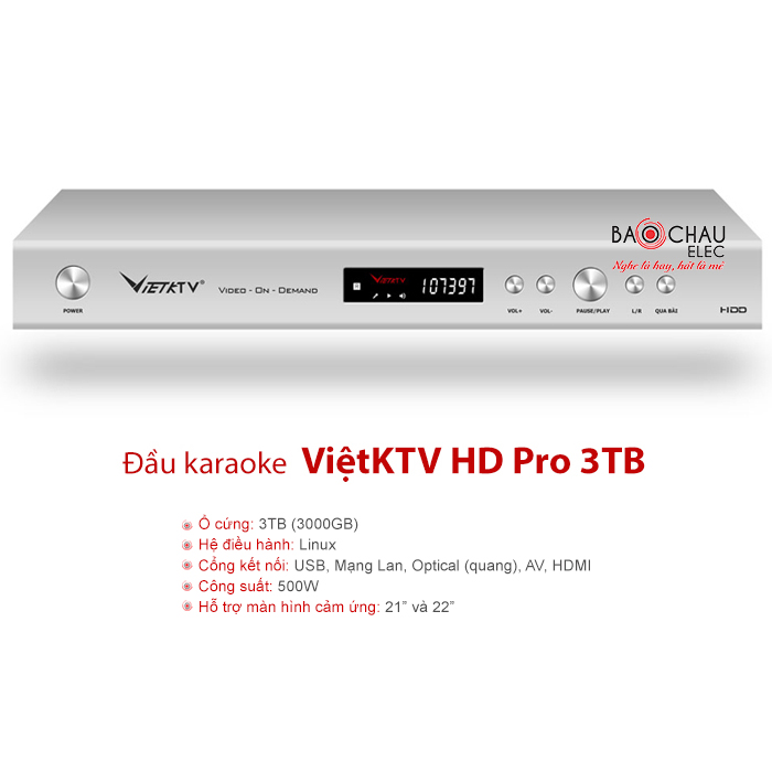 Đầu VietKTV HD Pro 3TB giá tốt nhất Đầu VietKTV HD Pro 3TB giá tốt nhất