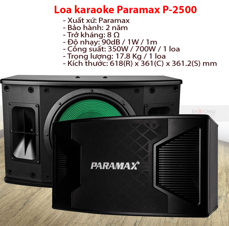 loa-karaoke-paramax-p2500 loa-karaoke-paramax-p2500