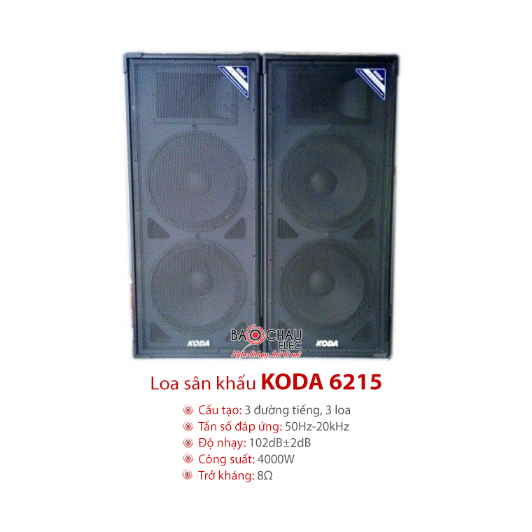 loa-koda-6215-anh-tong-quan-SP Loa Koda 6215 - dòng loa sân khấu hội trường chính hãng, giá rẻ nhất tại Bảo Châu Elec