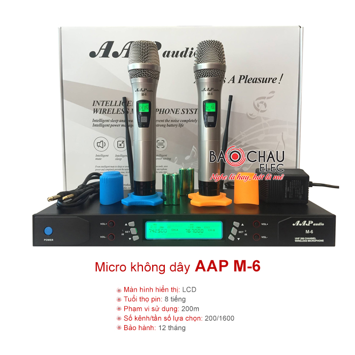 Micro AAP M6 chính hãng, giá rẻ nhất Micro AAP M6 chính hãng, giá rẻ nhất