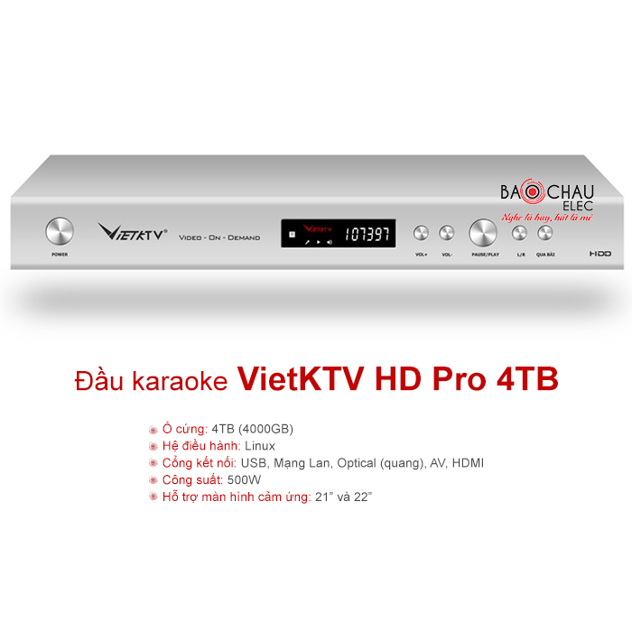 Đầu VietKTV HD Pro 4TB giá tốt nhất Đầu VietKTV HD Pro 4TB giá tốt nhất