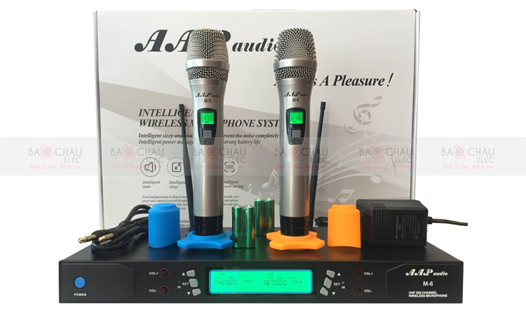 Micro AAP M6 và phụ kiện đầy đủ Micro AAP M6 và phụ kiện đầy đủ