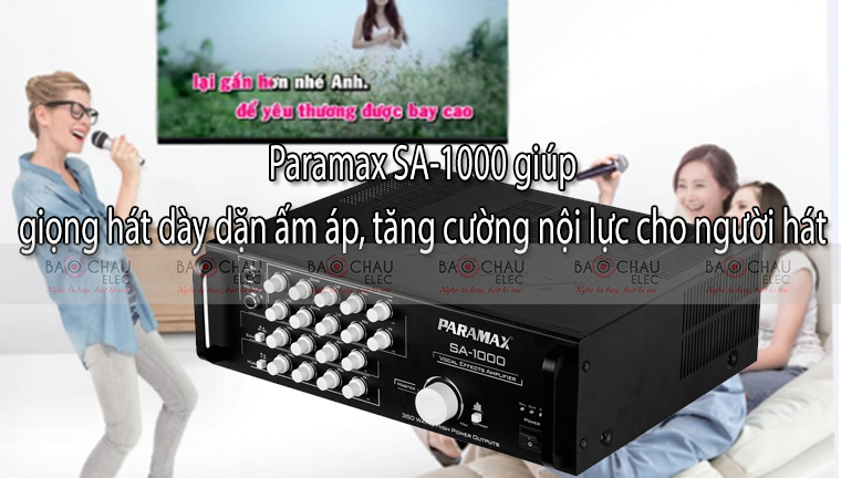 Amply Paramax SA-1000 tính năng 2 Amply Paramax SA-1000 tính năng 2