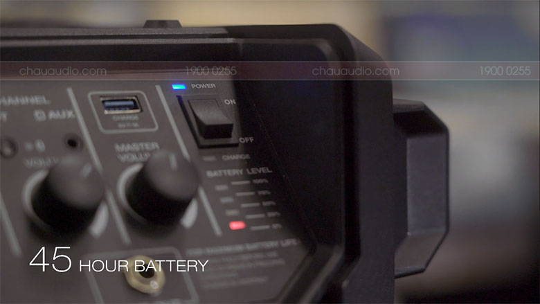 Loa xách tay Alto Uber FX Pin sạc bền bỉ lên tới 45 tiếng sử dụng liên tục Loa xách tay Alto Uber FX Pin sạc bền bỉ lên tới 45 tiếng sử dụng liên tục