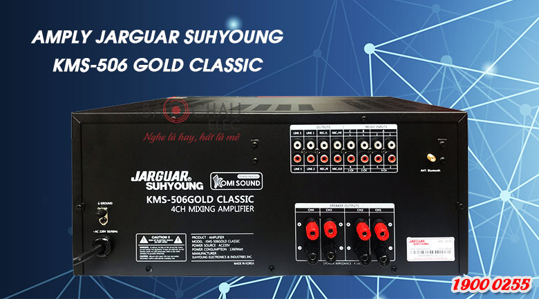 Amply Karaoke Jarguar KMS506 Gold Classic