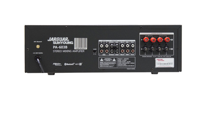 Amply Jarguar Suhyoung PA-603B phối gh&eacute;p dễ d&agrave;ng
