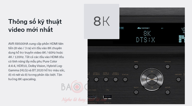 Amply Denon AVC-X8500HA