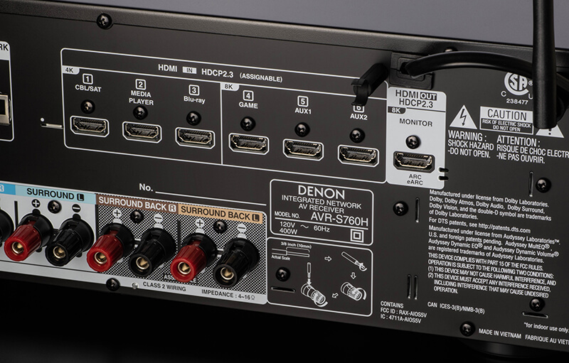 Amply Denon AVR-S760H