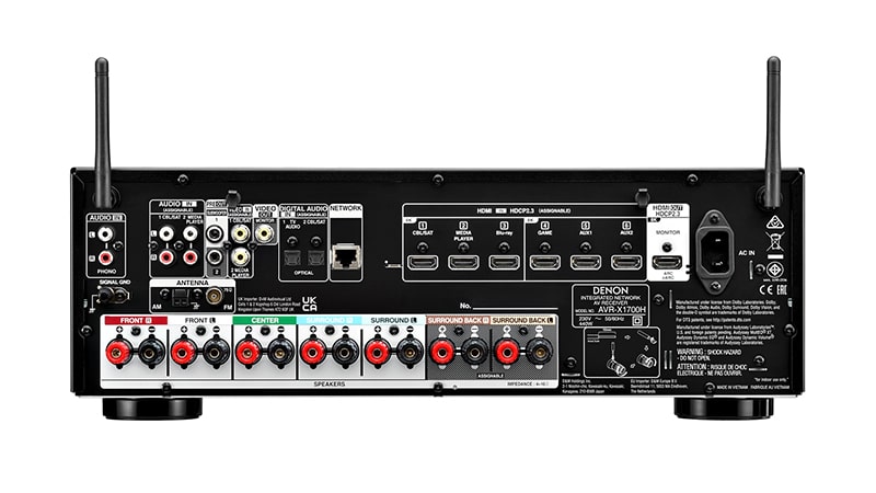 Amply Denon AVR-X1700H (7.2 kênh)