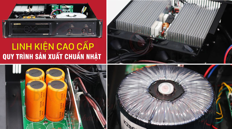 Cục đẩy công suất BIK VM 620A công suất vượt trội