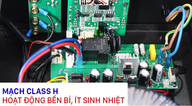 Cục đẩy công suất BIK VM 620A sử dụng mạch Class H