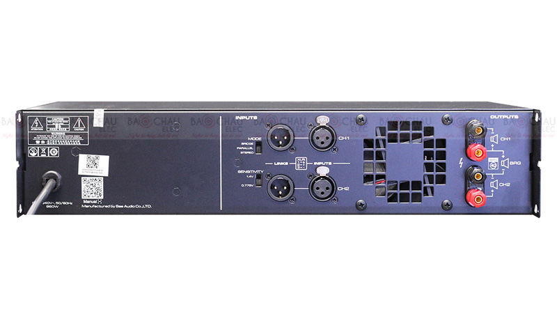 Cục đẩy công suất Famousound 3206 thiết kế khoa học