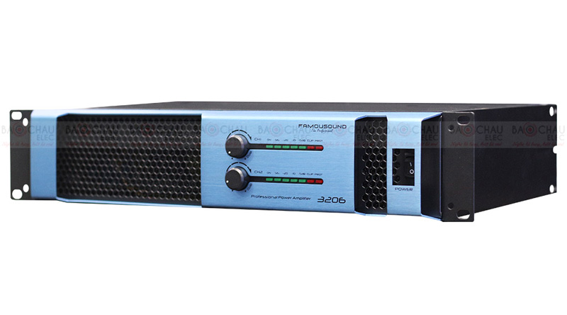Cục đẩy công suất Famousound 3206 rẻ nhất tại Bảo Châu Audio