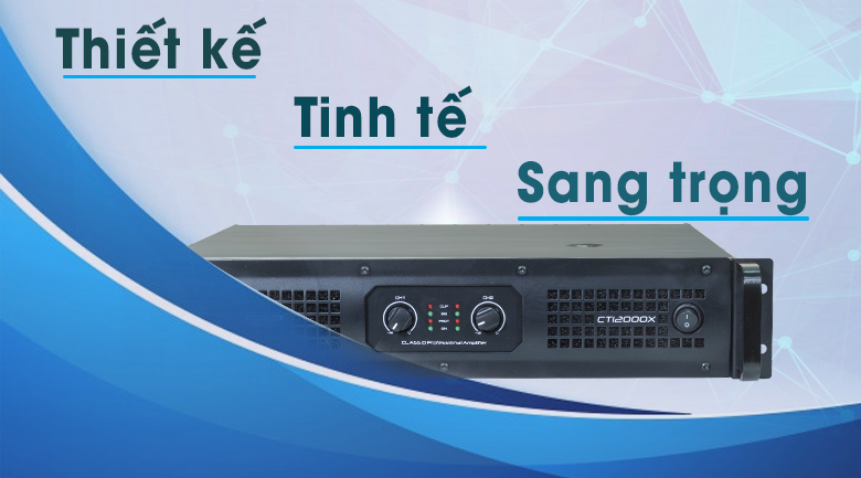 Cục đẩy công suất SAE CT12000X thiết kế tinh tế