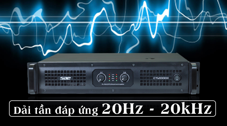 Cục đẩy công suất SAE CT12000X dải tần rộng