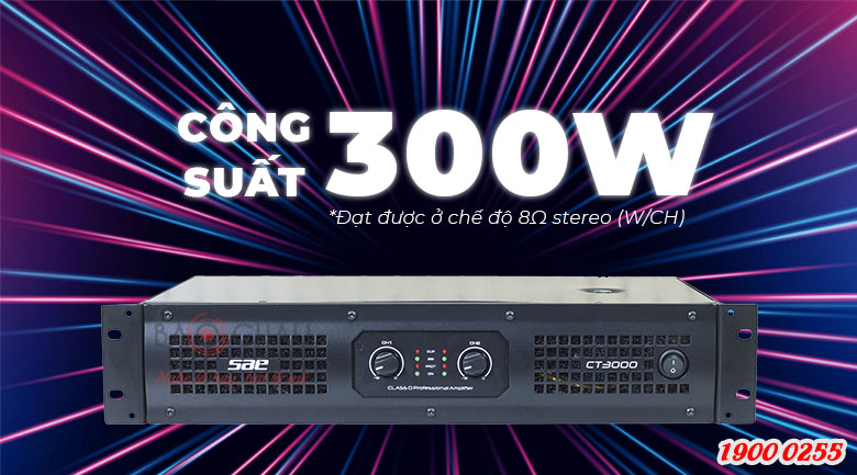 Cục đẩy SAE CT3000 công suất mạnh mẽ