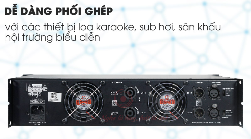 Cục đẩy SAE TX1200 phối ghép dễ dàng