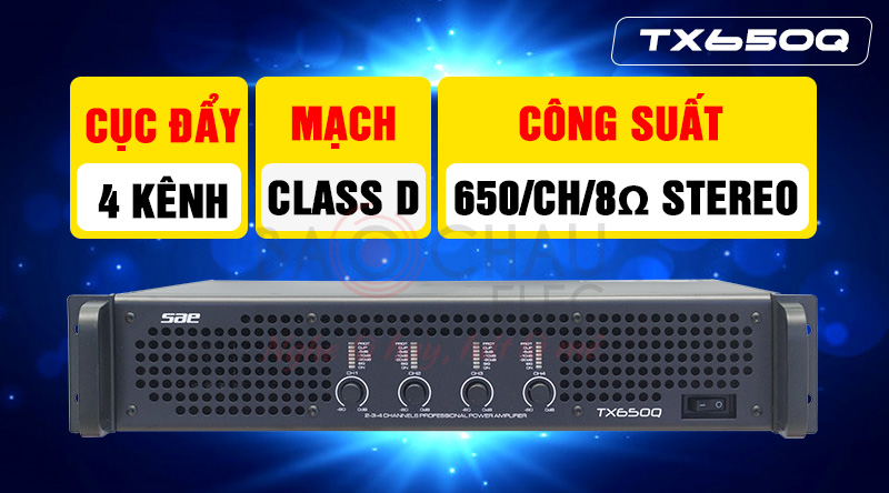 Cục đẩy công suất SAE TX650Q