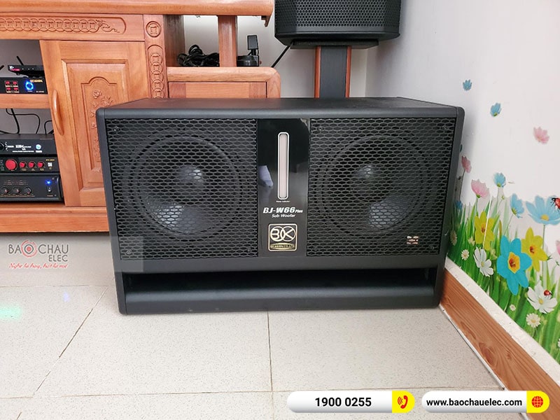 Dàn karaoke của gia đình anh Khải