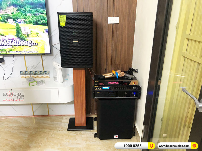 Dàn karaoke của gia đình anh Linh