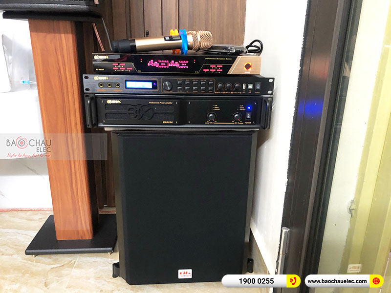 Dàn karaoke của gia đình anh Linh