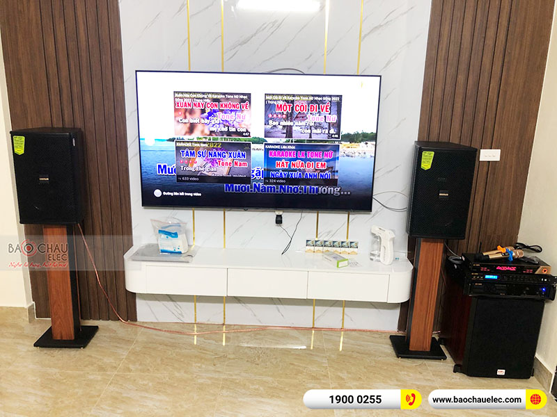 Dàn karaoke của gia đình anh Linh