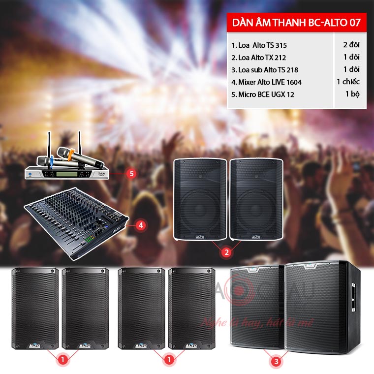 Dàn âm thanh BC-Alto07