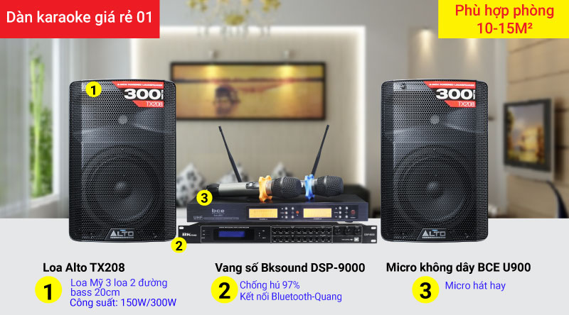 Dàn karaoke giá rẻ 01