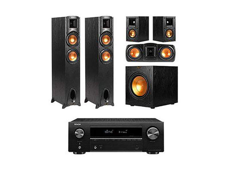 Combo xem phim Denon AVR 3600H - Loa Klipsch F300 - Klipsch C200 - Klipsch B100