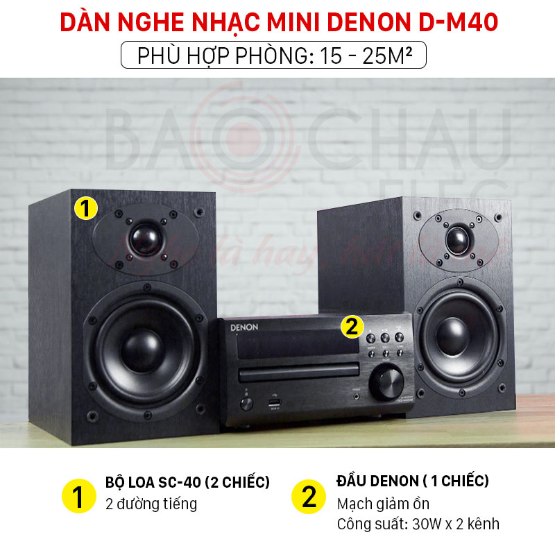 Dàn nghe nhạc mini Denon D-M40