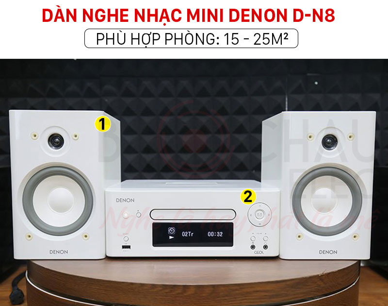Dàn nghe nhạc mini Denon D-N8