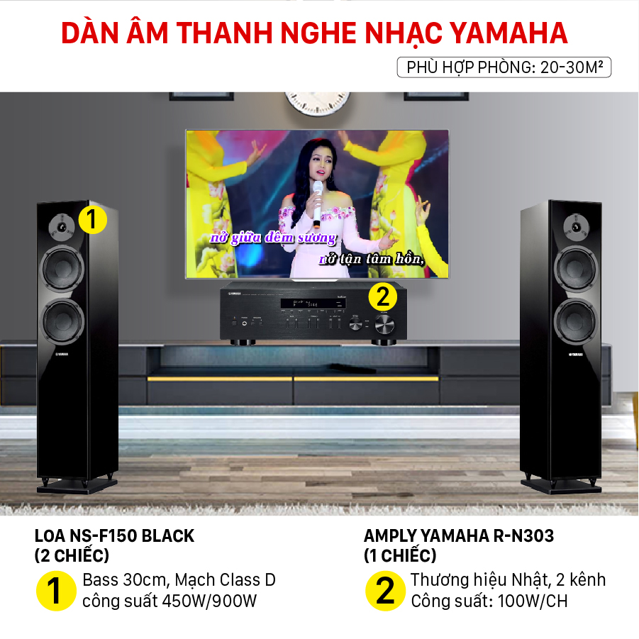 Dàn nghe nhạc YAMAHA 03