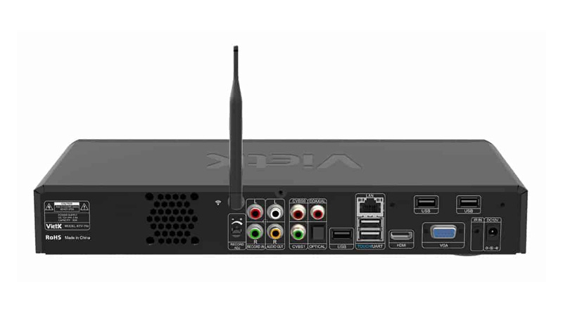 Đầu VietK Pro 4TB hệ thống cổng kết nối đa dạng 