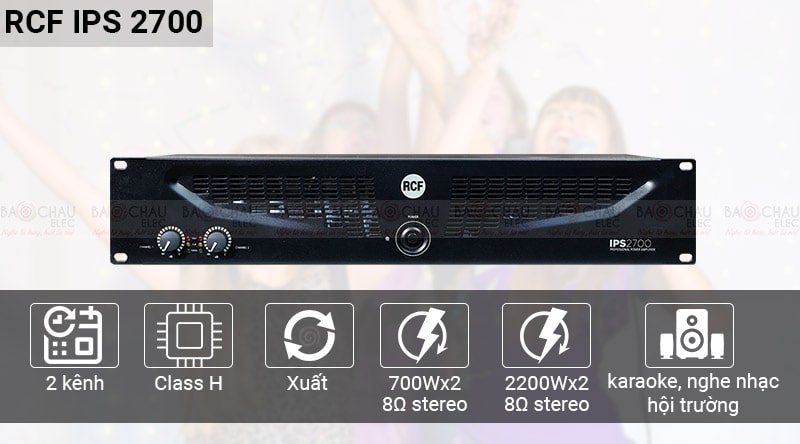 Cục đẩy công suất RCF IPS 2700