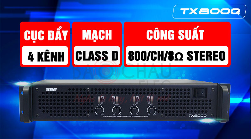 Cục đẩy công suất SAE TX800Q