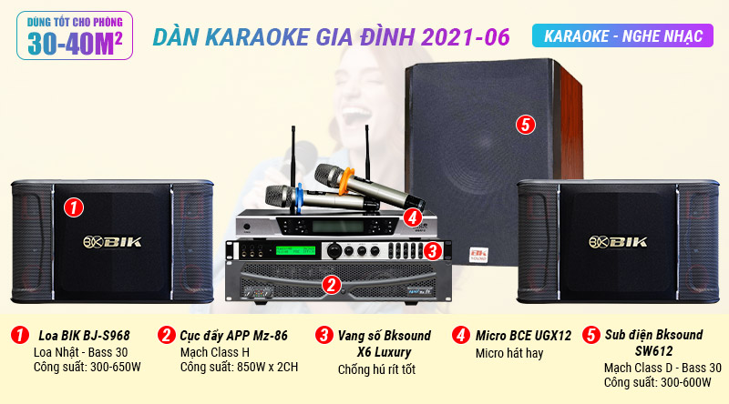 Dàn karaoke gia đình 2021-06