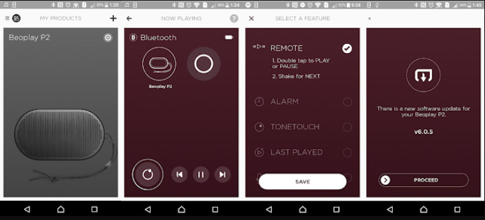 Loa B&O BeoPlay P2 dễ sử dụng