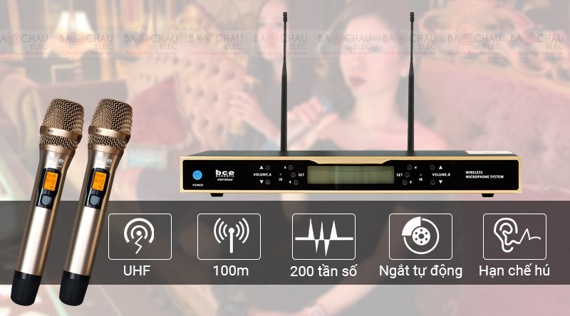 Micro không dây BCE UGX12 Gold