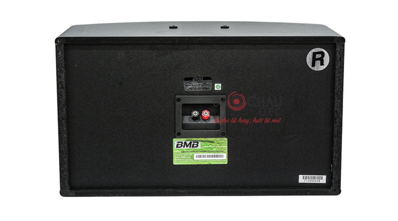 Mặt sau loa được trang bị cổng kết nối thông dụng, thuận tiện cho phối ghép