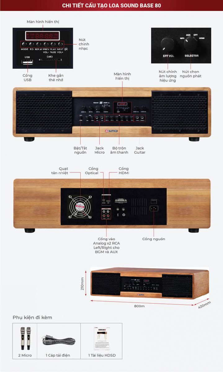 Loa Sumico Sound Base 80