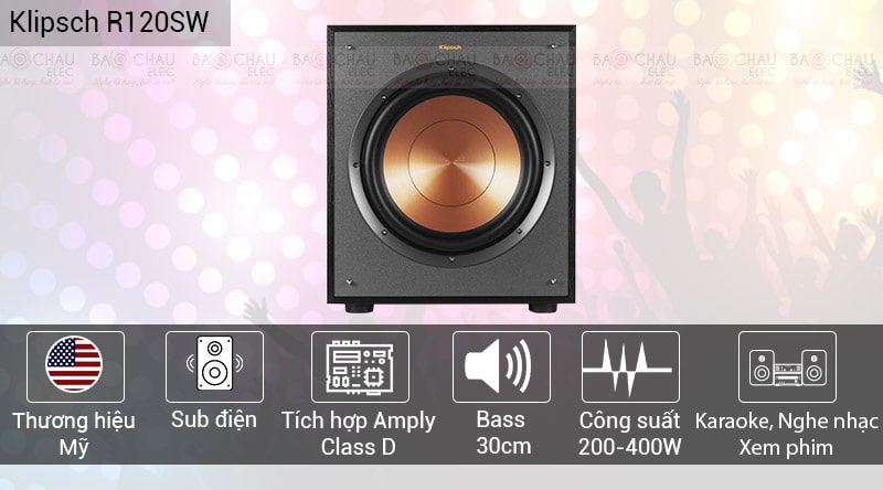 Loa Sub Karaoke Klipsch R120SW