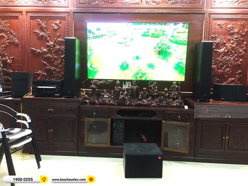 Lắp đặt dàn nghe nhạc anh Hồng ở Bắc Giang