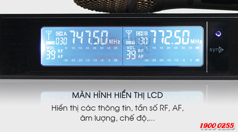 Micro không dây BIK BJ-U550 màn hình rõ nét 