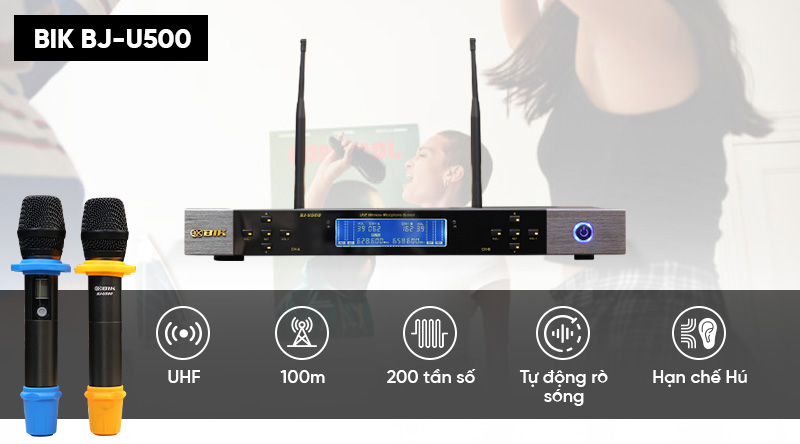 Micro không dây BIK BJ-U500