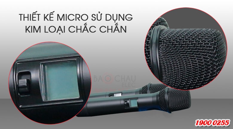 Micro không dây Relacart X10MH chắc chắn, bền đẹp