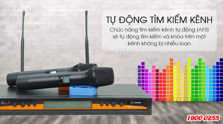 Micro không dây Relacart X10MH tự động tìm kiếm kênh